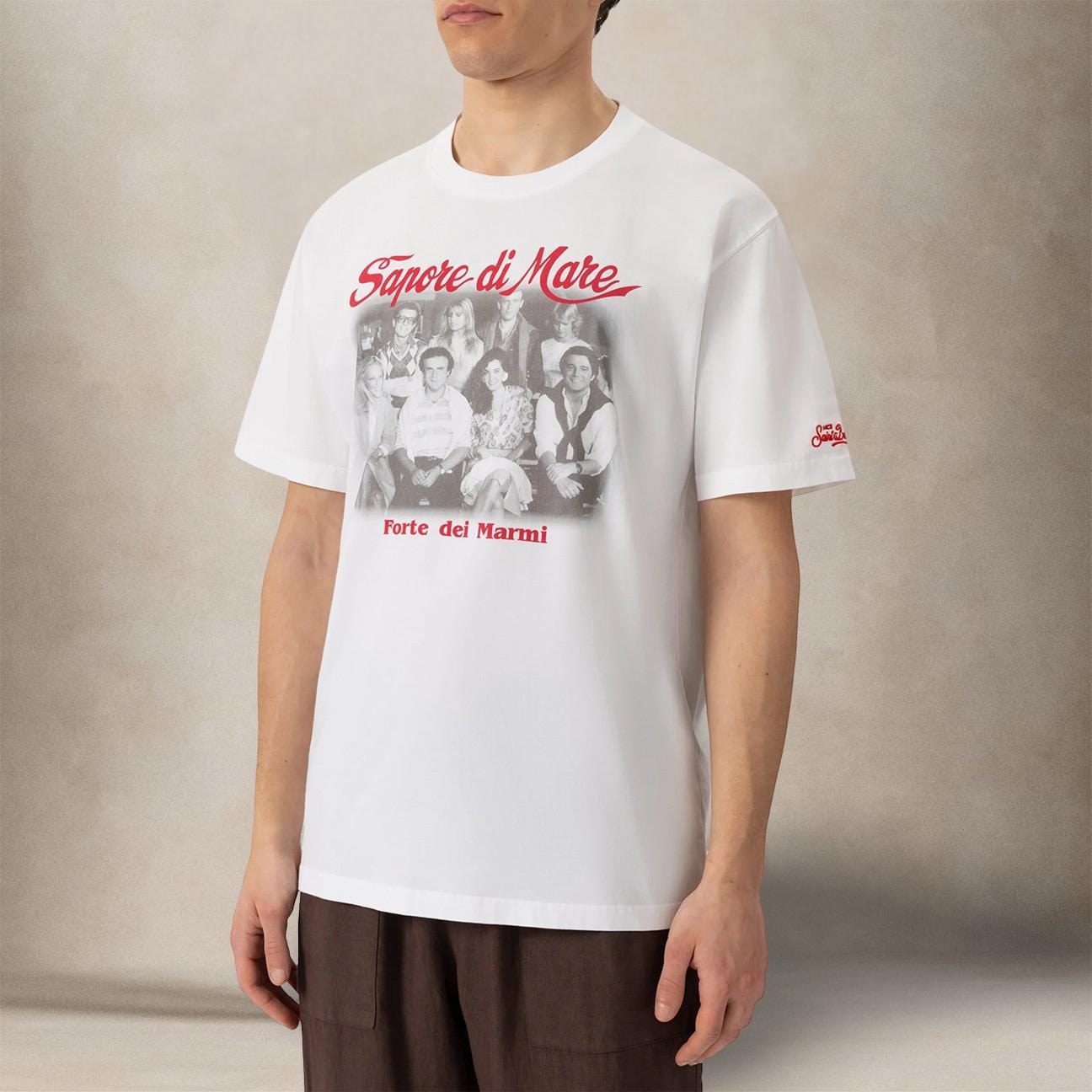 MC2 SAINT BARTH T-Shirt uomo Sapore di Mare Forte de Marm 83  Bianco