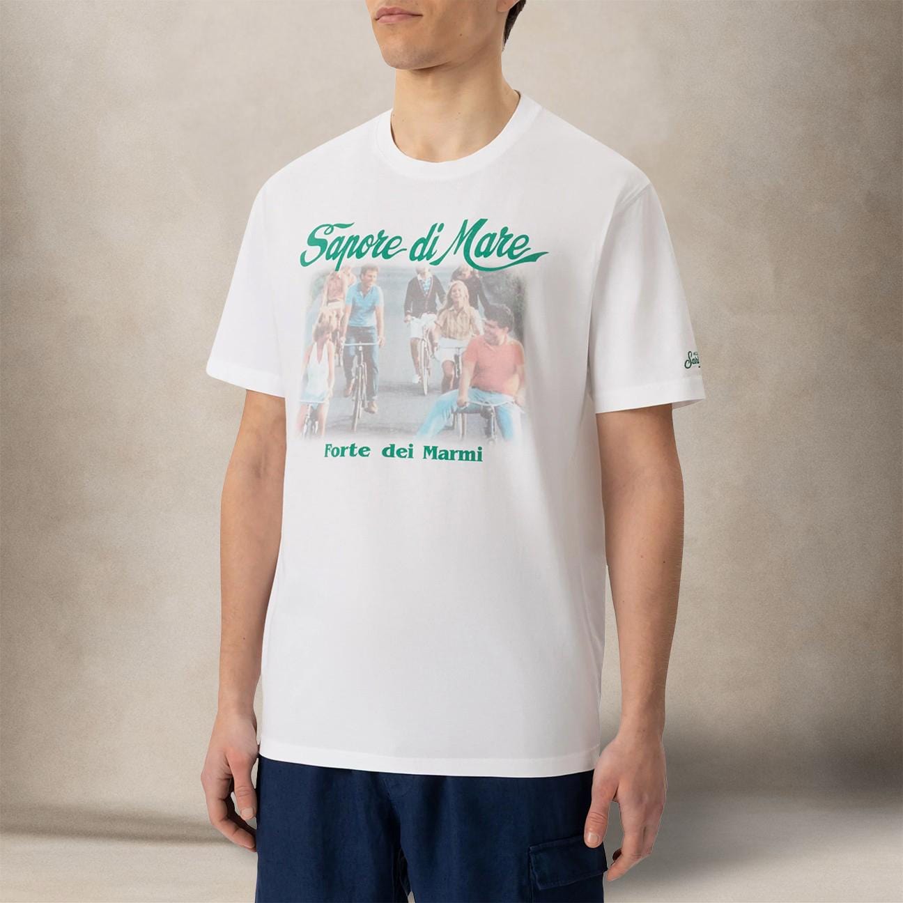 MC2 SAINT BARTH T-Shirt uomo Sapore di Mare Forte de Marmi Bianco