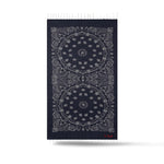 MC2 SAINT BARTH Telo mare Fouta stampa Bandana Blue