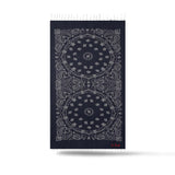 MC2 SAINT BARTH Telo mare Fouta stampa Bandana Blue