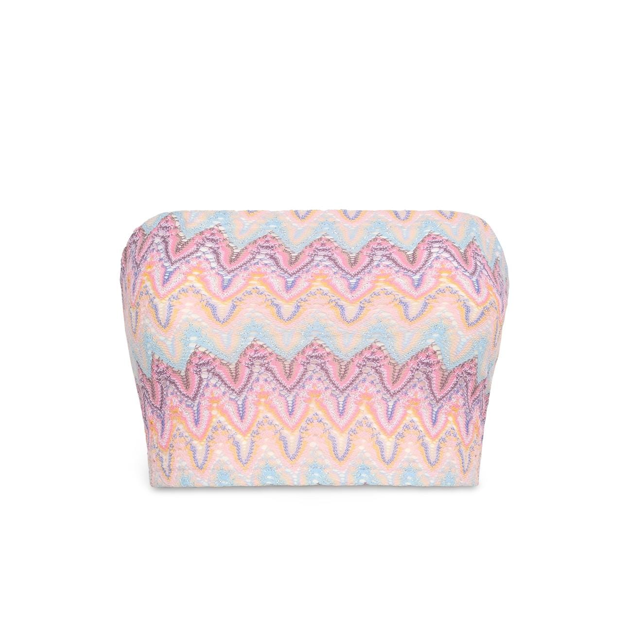 MC2 SAINT BARTH Top a fascia Jaclyn Chevron Rosa