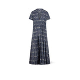 MILK Abito donna maxi con stampa Indaco