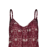 MILK Abito Lungo con Spalline Sottili - Fantasia F