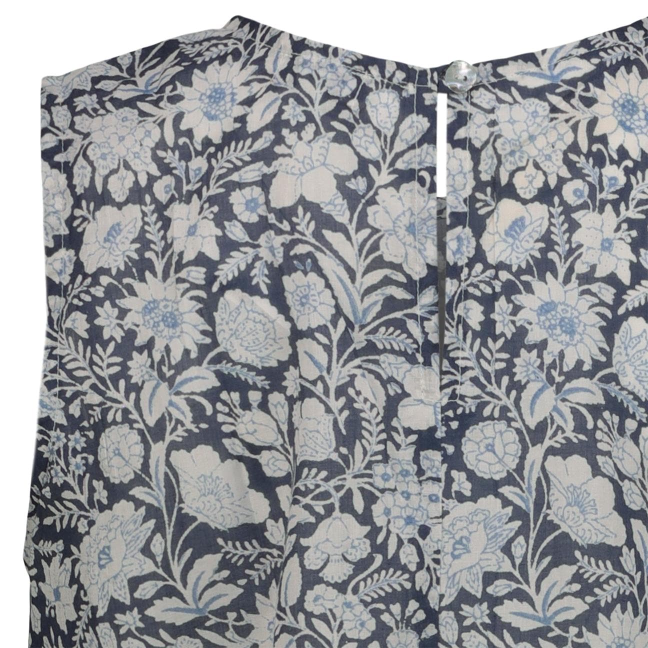 MILK Top donna Senza Maniche in Cotone Azzurro