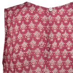 MILK Top donna Senza Maniche in Cotone Rubino