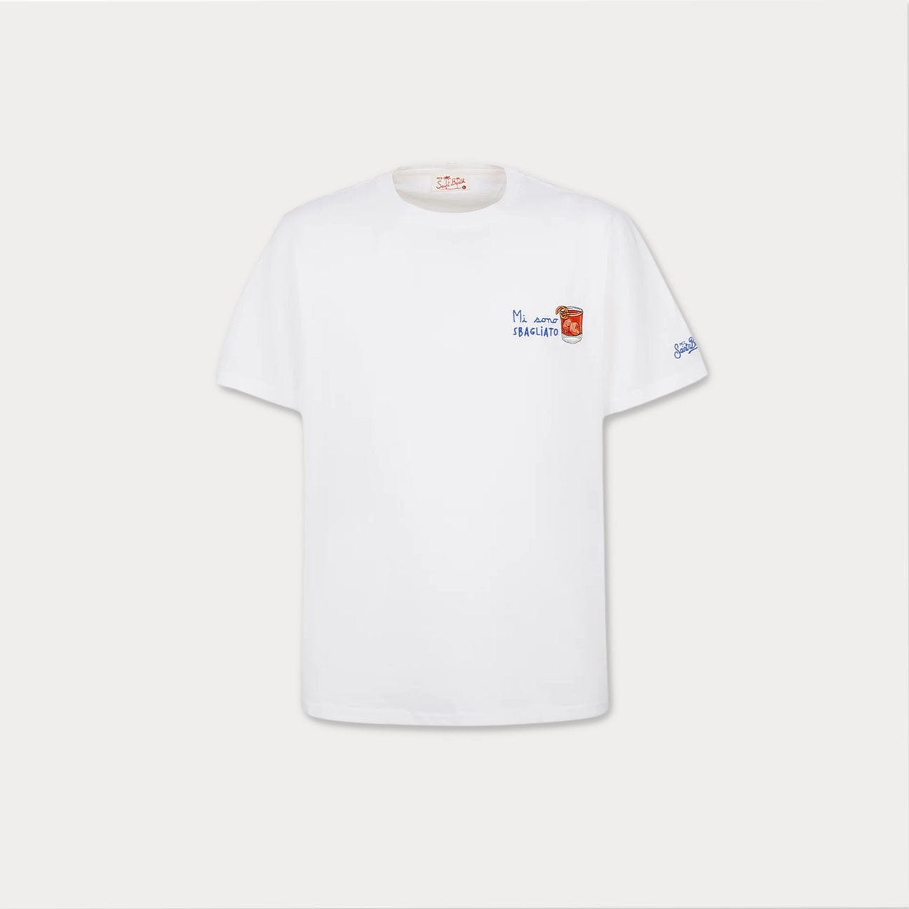 MC2 SAINT BARTH T-Shirt Mi Sono Sbagliato Bianco