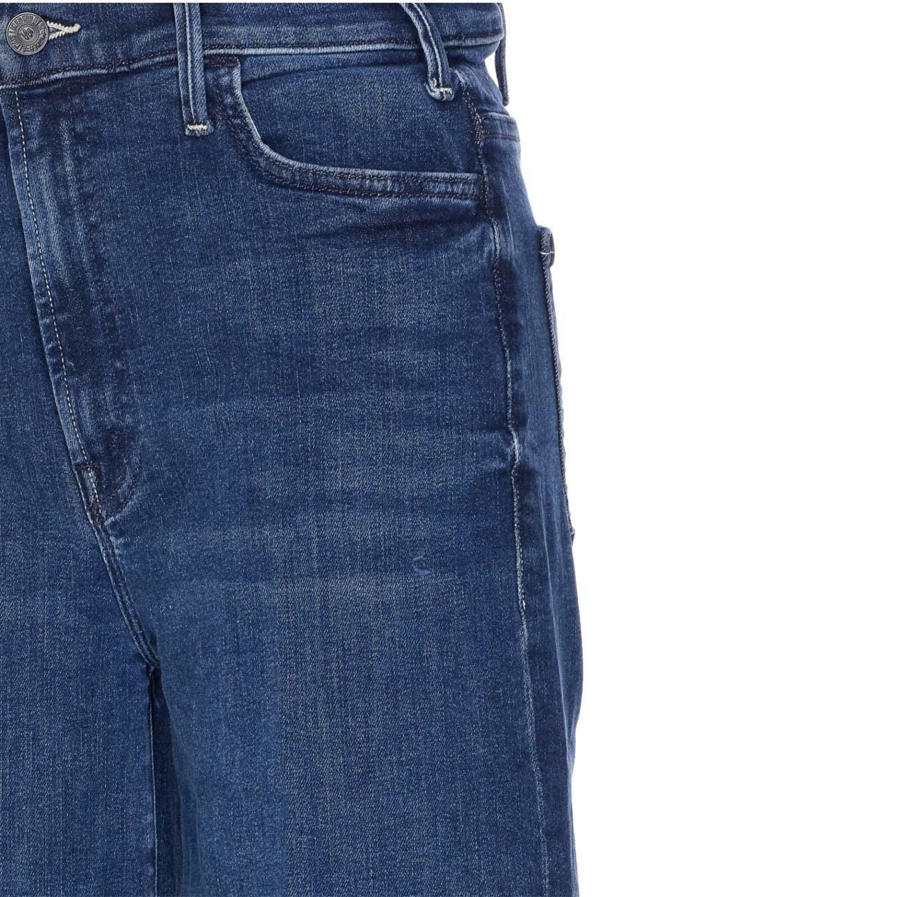 MOTHER Jeans donna The Hustler Roller Sneak Denim