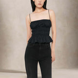 MOTHER Jeans donna The Kick It Nero