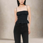 MOTHER Jeans donna The Kick It Nero