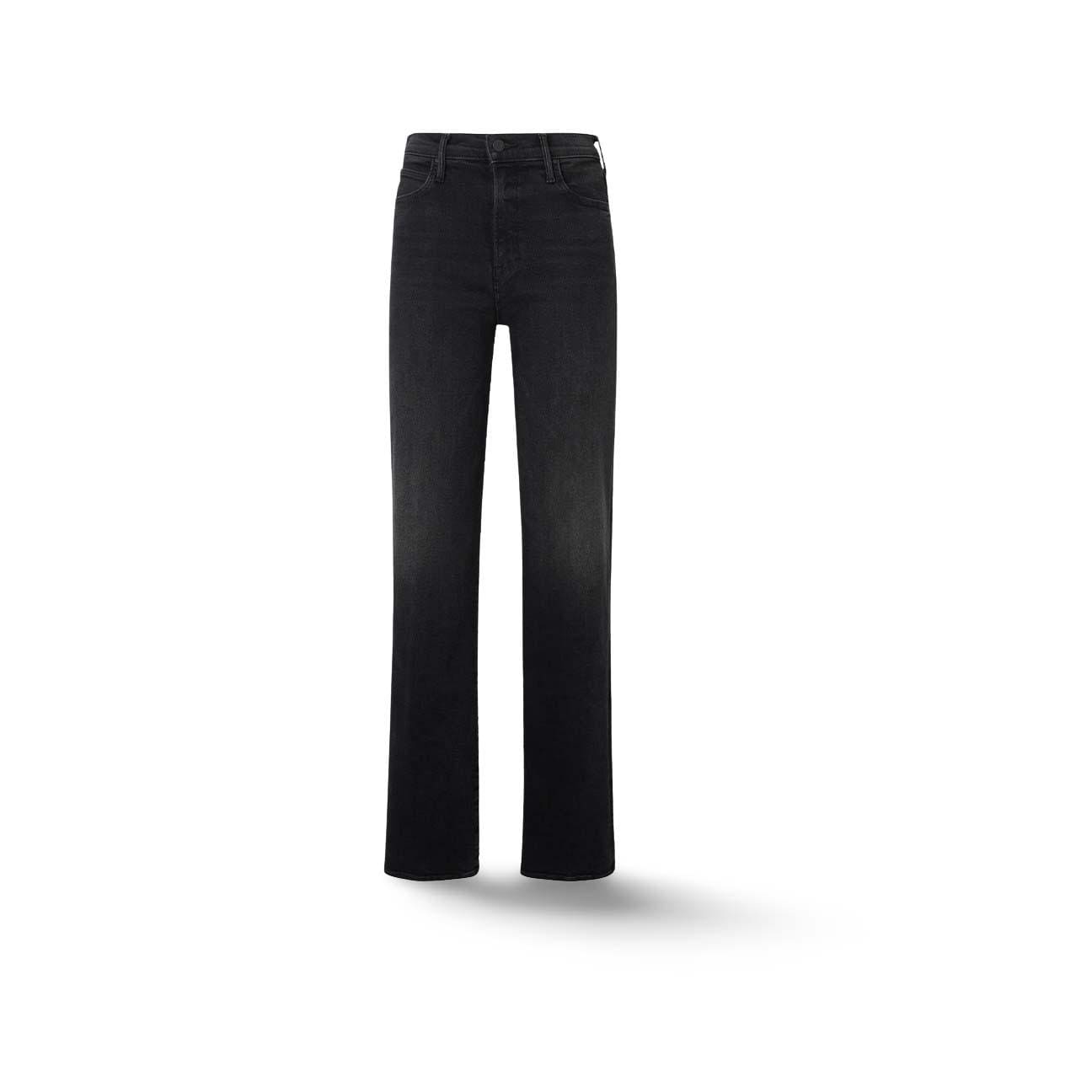 MOTHER Jeans donna The Kick It Nero