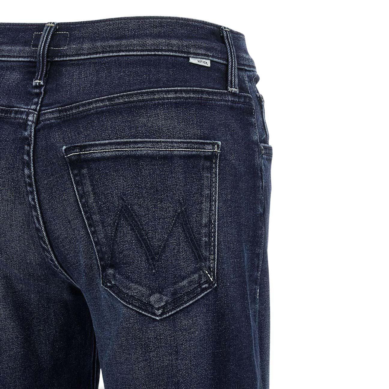 MOTHER Jeans donna The Mid Rise Maven Sneak Blue