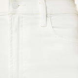 MOTHER Jeans donna The Rambler Zip Ankle Bianco