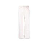 MOTHER Jeans donna The Rambler Zip Ankle Bianco