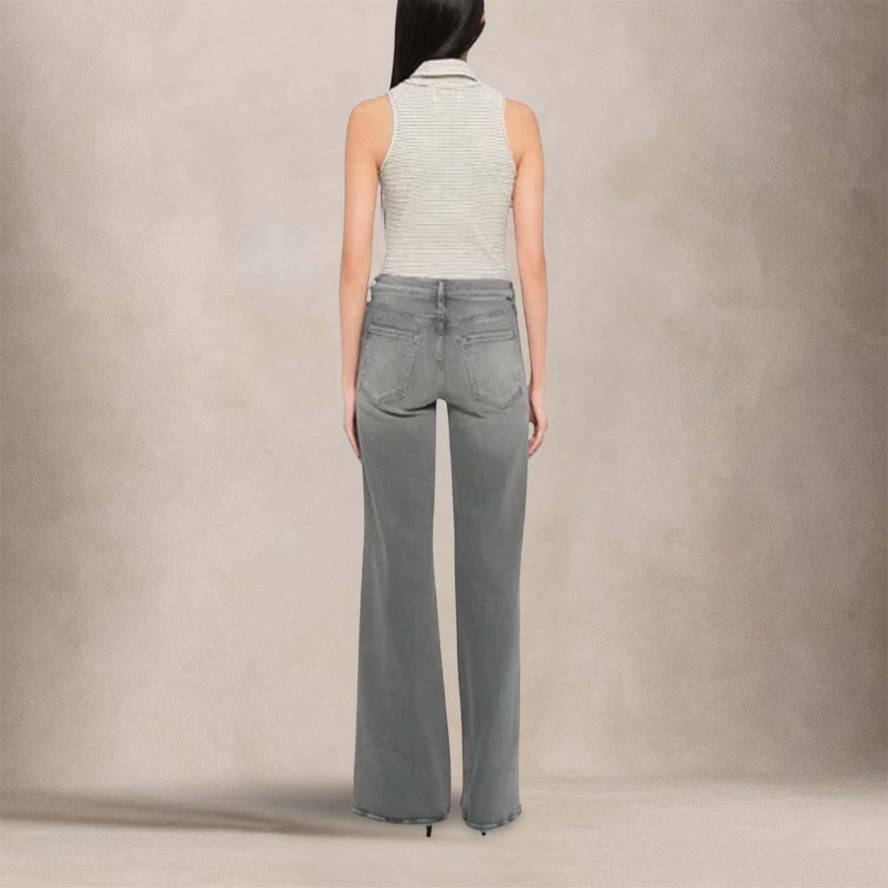 MOTHER Jeans donna The Twister Heel Grigio