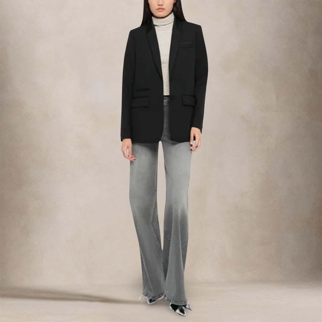 MOTHER Jeans donna The Twister Heel Grigio