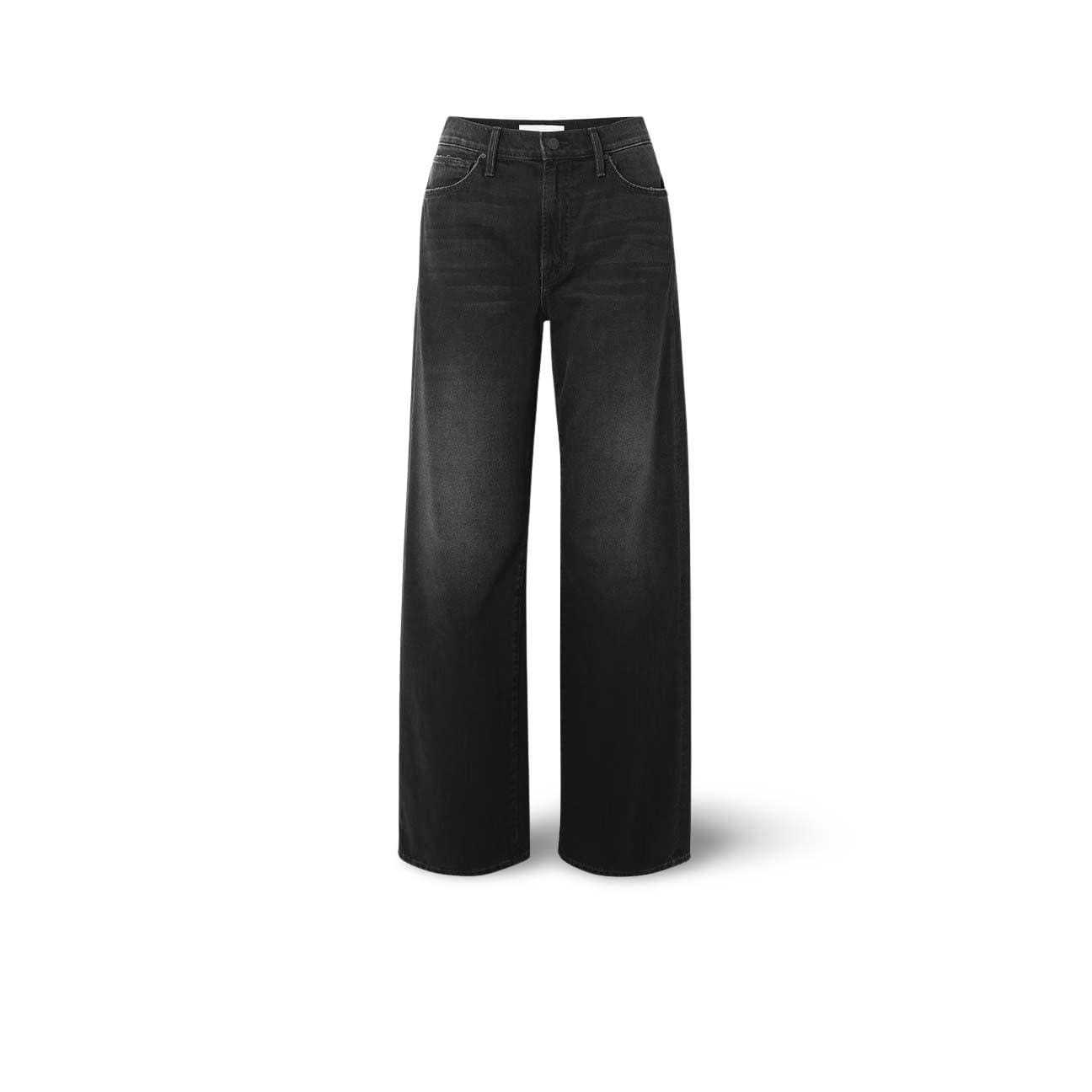 MOTHER Jeans donnaThe Dodger Sneak Mid-rise straight Nero