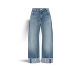 MOTHER Jeans donnaThe Half-Pipe Ankle Cuff Fray Last Bite