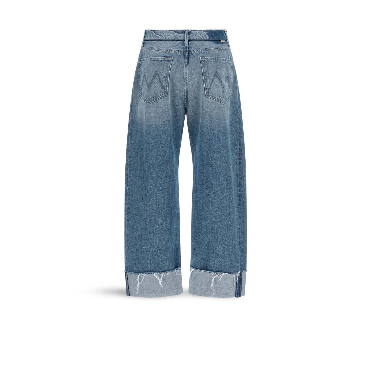 MOTHER Jeans donnaThe Half-Pipe Ankle Cuff Fray Last Bite