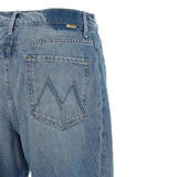 MOTHER Jeans donnaThe Half-Pipe Ankle Cuff Fray Last Bite