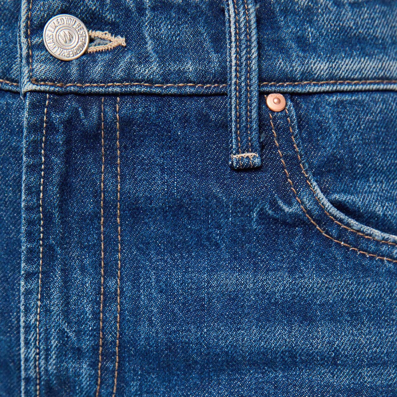 MOTHER Jeans The Mid Rise Rambler Skimp Call Me wild