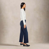 MOTHER Jeanso donna The mid rise Rambler Zip Ankle Blue