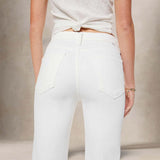 MOTHER Jeasn donna The Rambler zip Ankle Bianco