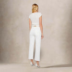 MOTHER Jeasn donna The Rambler zip Ankle Bianco