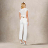 MOTHER Jeasn donna The Rambler zip Ankle Bianco