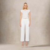 MOTHER Jeasn donna The Rambler zip Ankle Bianco