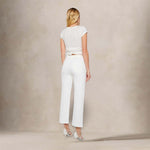 MOTHER Jeasn donna The Rambler zip Ankle Bianco
