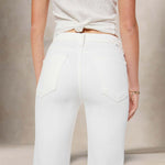 MOTHER Jeasn donna The Rambler zip Ankle Bianco