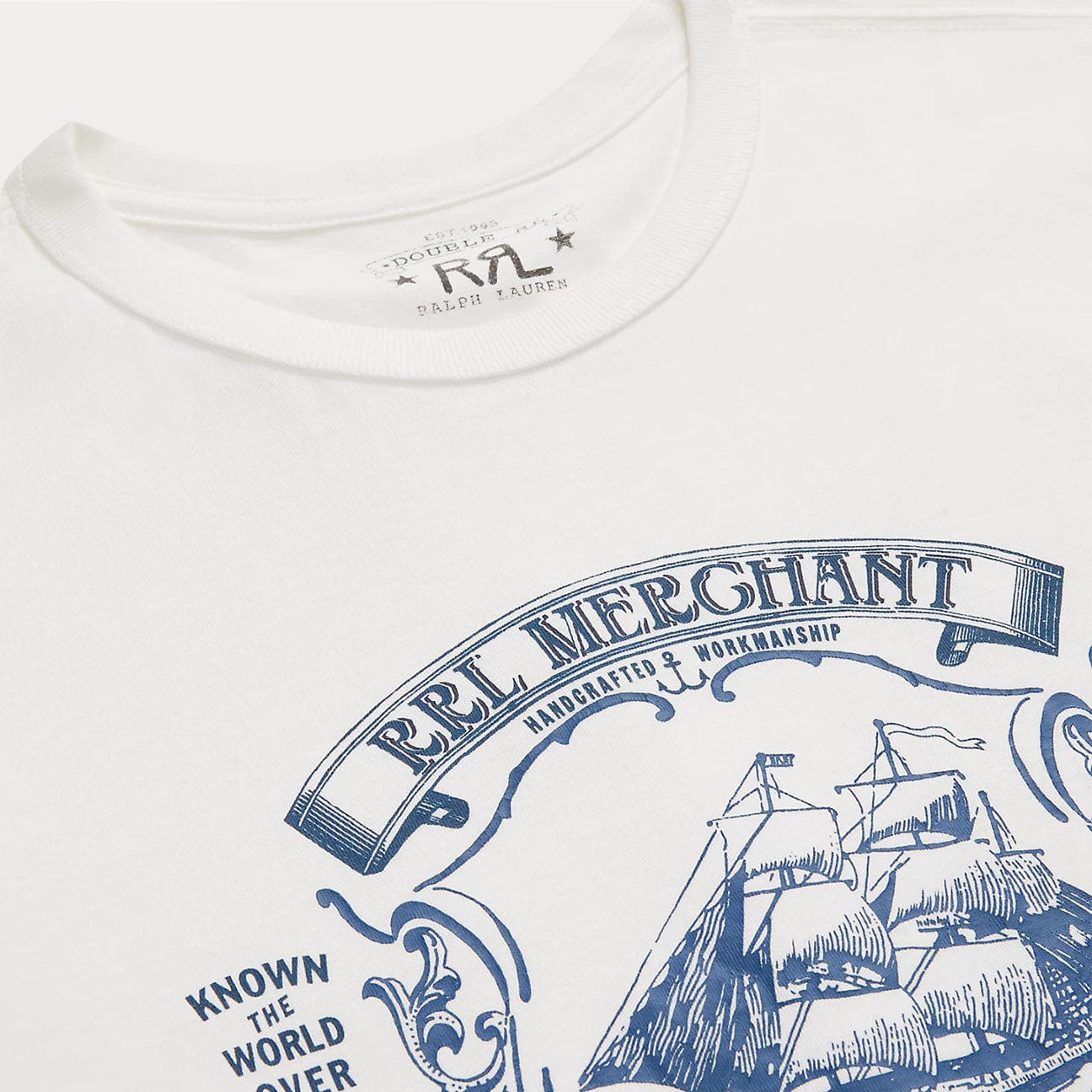 RRL T-Shirt con grafica Bianco