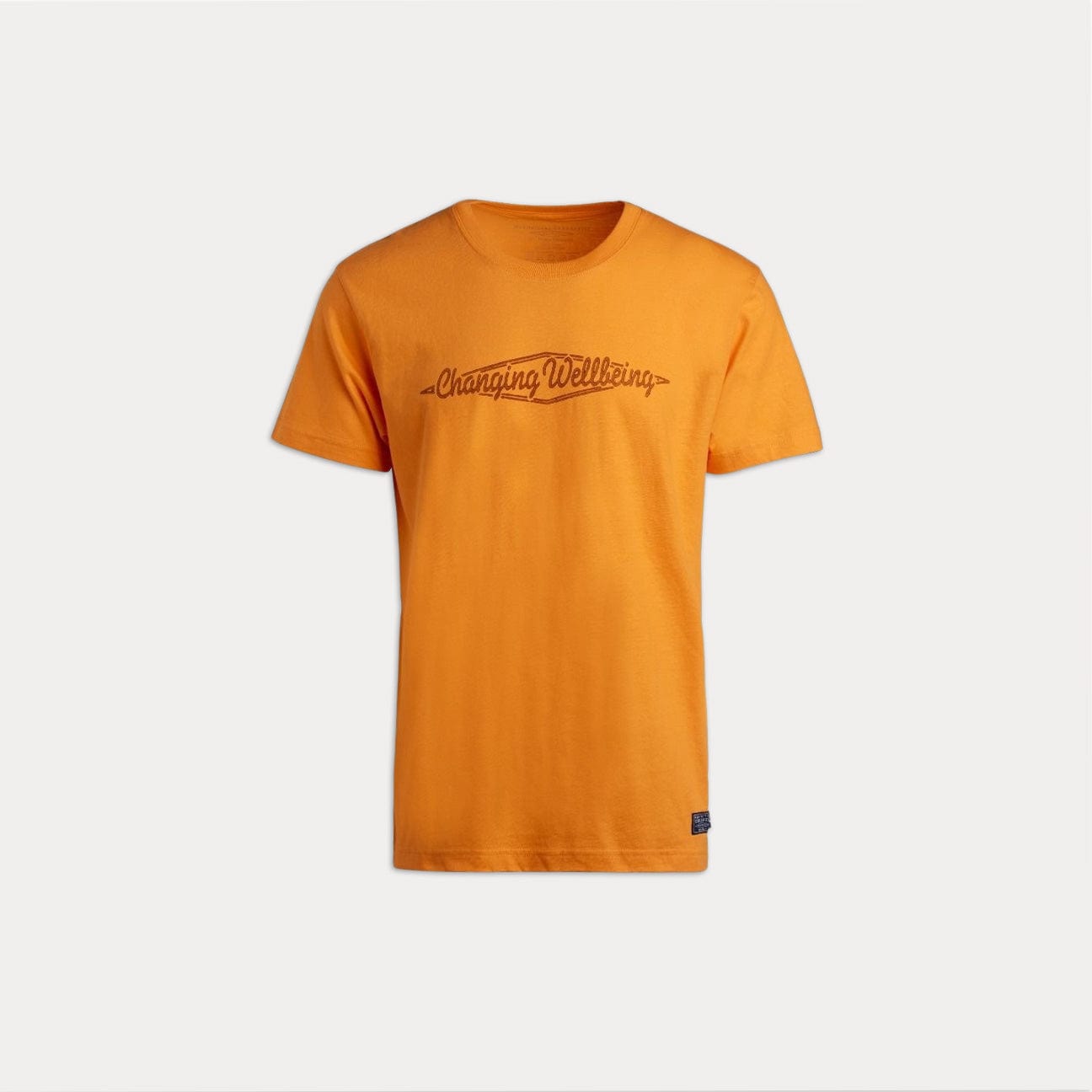 MANIFATTURA CECCARELLI T-Shirt Changing Wellbeing Arancio
