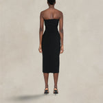 PHILOSOPHY Abito bustier in crepe Nero