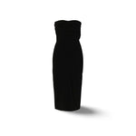 PHILOSOPHY Abito bustier in crepe Nero