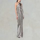 PHILOSOPHY Abito con spacco Argento