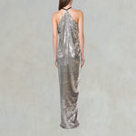 PHILOSOPHY Abito con spacco Argento