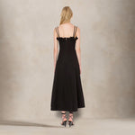 PHILOSOPHY Abito donna longuette in cotone tecnico Nero