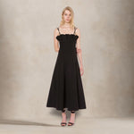 PHILOSOPHY Abito donna longuette in cotone tecnico Nero