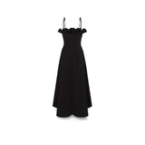 PHILOSOPHY Abito donna longuette in cotone tecnico Nero