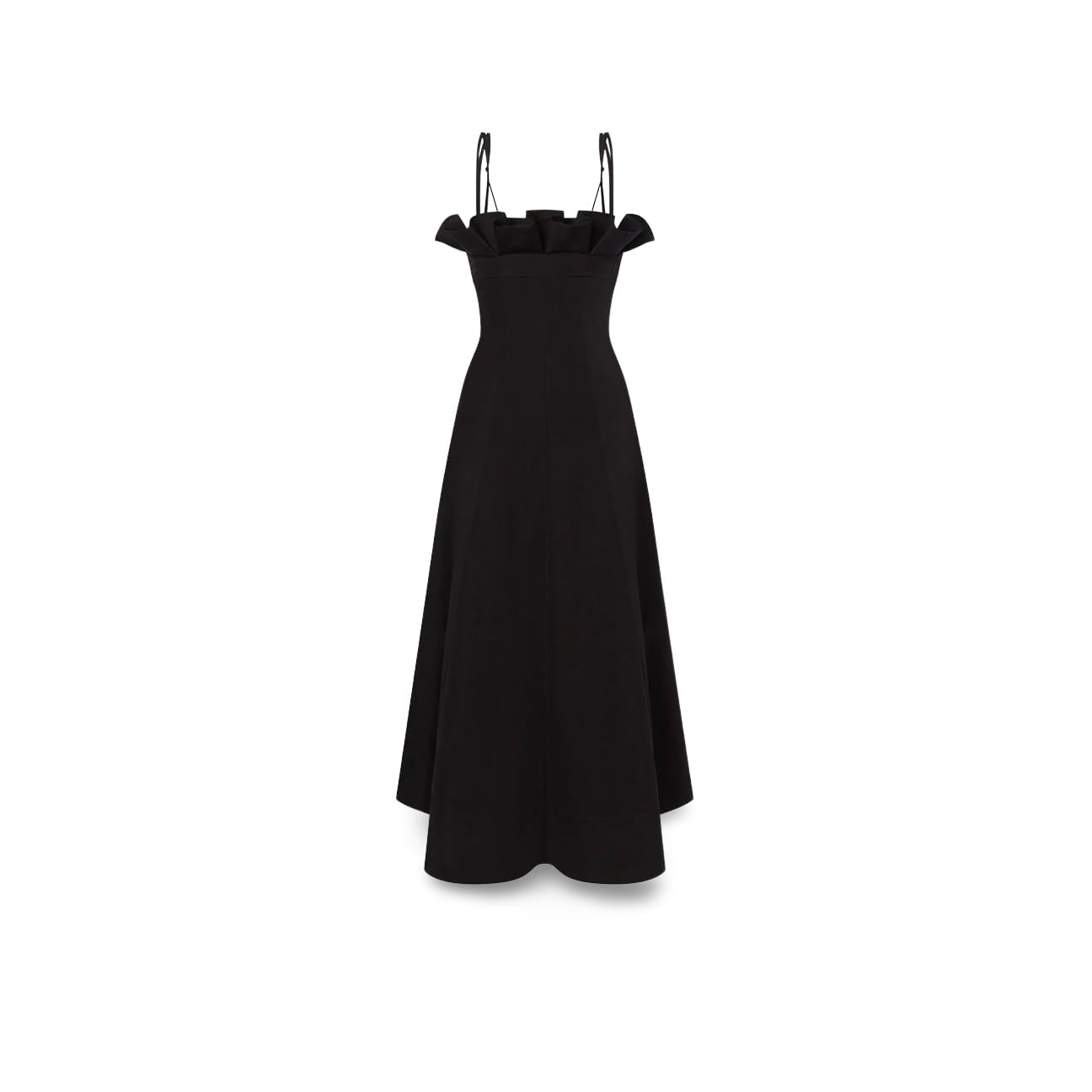 PHILOSOPHY Abito donna longuette in cotone tecnico Nero