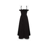 PHILOSOPHY Abito donna longuette in cotone tecnico Nero