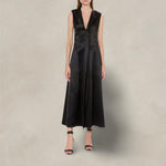 PHILOSOPHY Abito donna lungo duchesse Nero