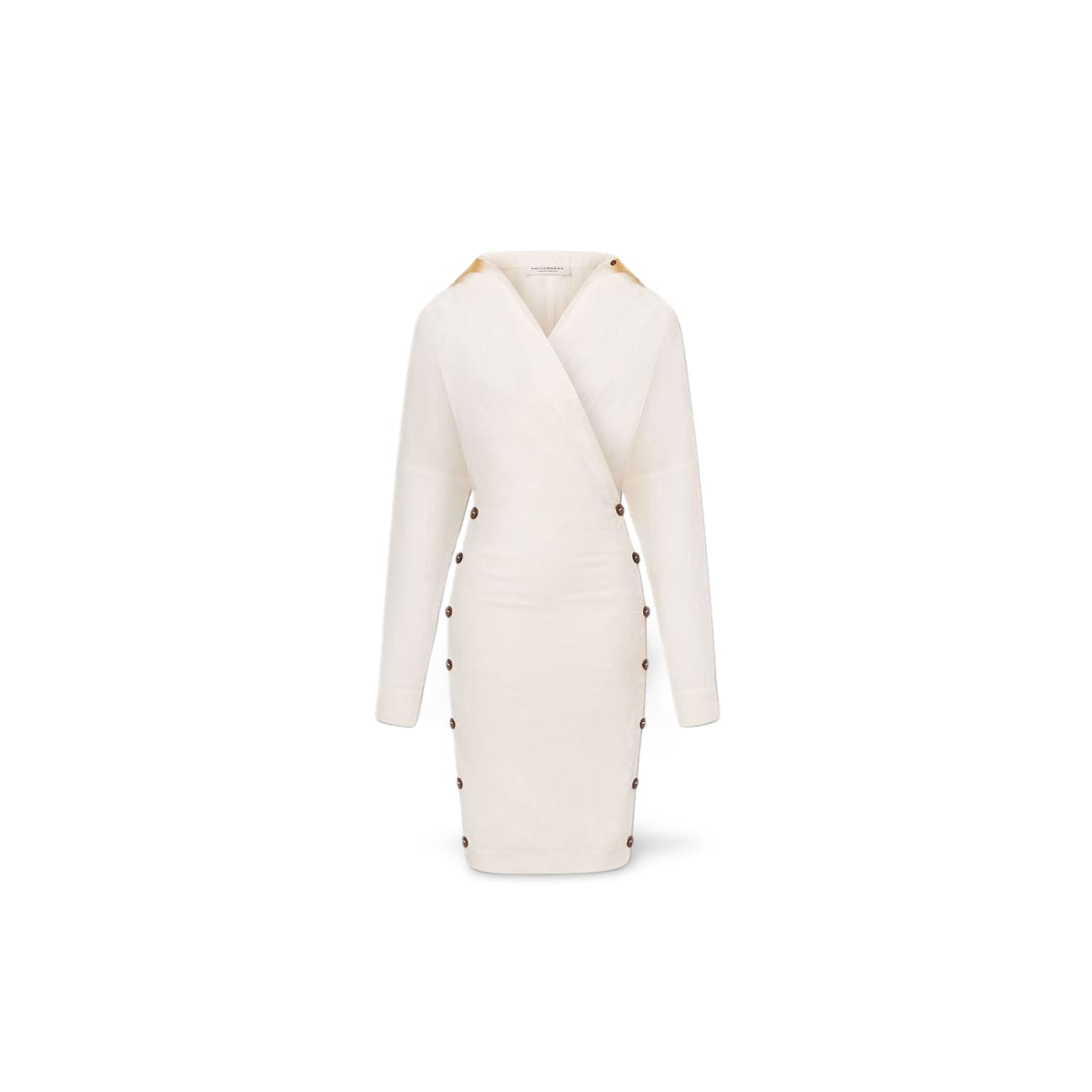 PHILOSOPHY Abito in cotone Bianco