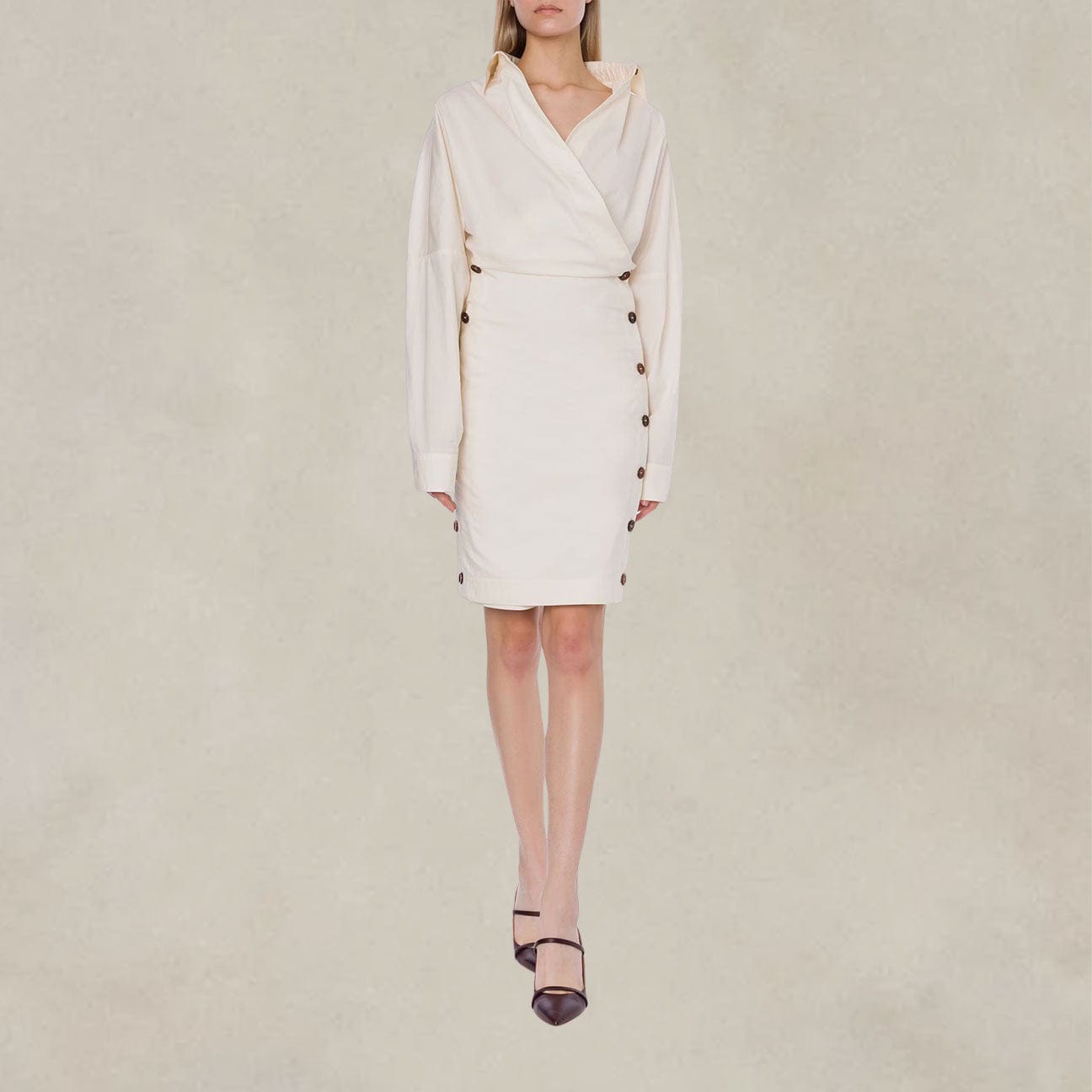 PHILOSOPHY Abito in cotone Bianco
