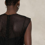 PHILOSOPHY Abito in microstrass Nero