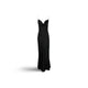PHILOSOPHY Abito lungo in satin Nero