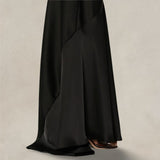 PHILOSOPHY Abito lungo in satin Nero