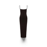 PHILOSOPHY Abito maxi donna in viscosa Nero