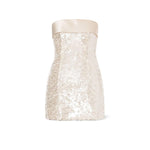 PHILOSOPHY Abito mini donna in paillettes Avorio